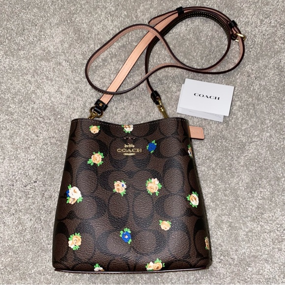 NEW COACH Mini Town Bucket Bag Vintage Rose - Picture 2 of 8